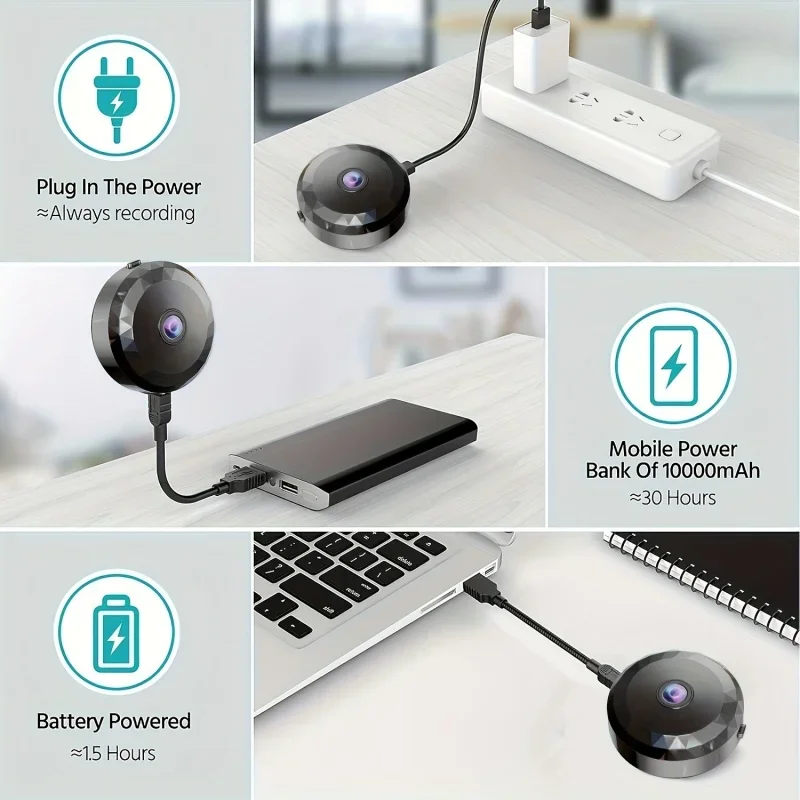 4K Mini WiFi Camera Wireless S - Hidden Camera Clock ulasan dan harga