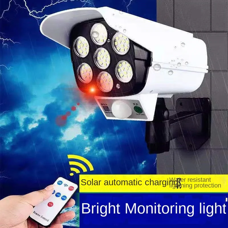 Outdoor Solar Light Motion Sen - Home Security With Camera ulasan dan harga