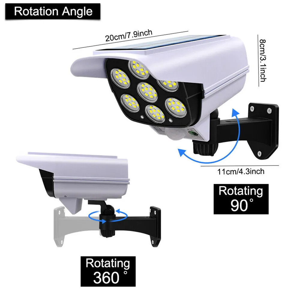 Outdoor Solar Light Motion Sen - Home Security With Camera ulasan dan harga
