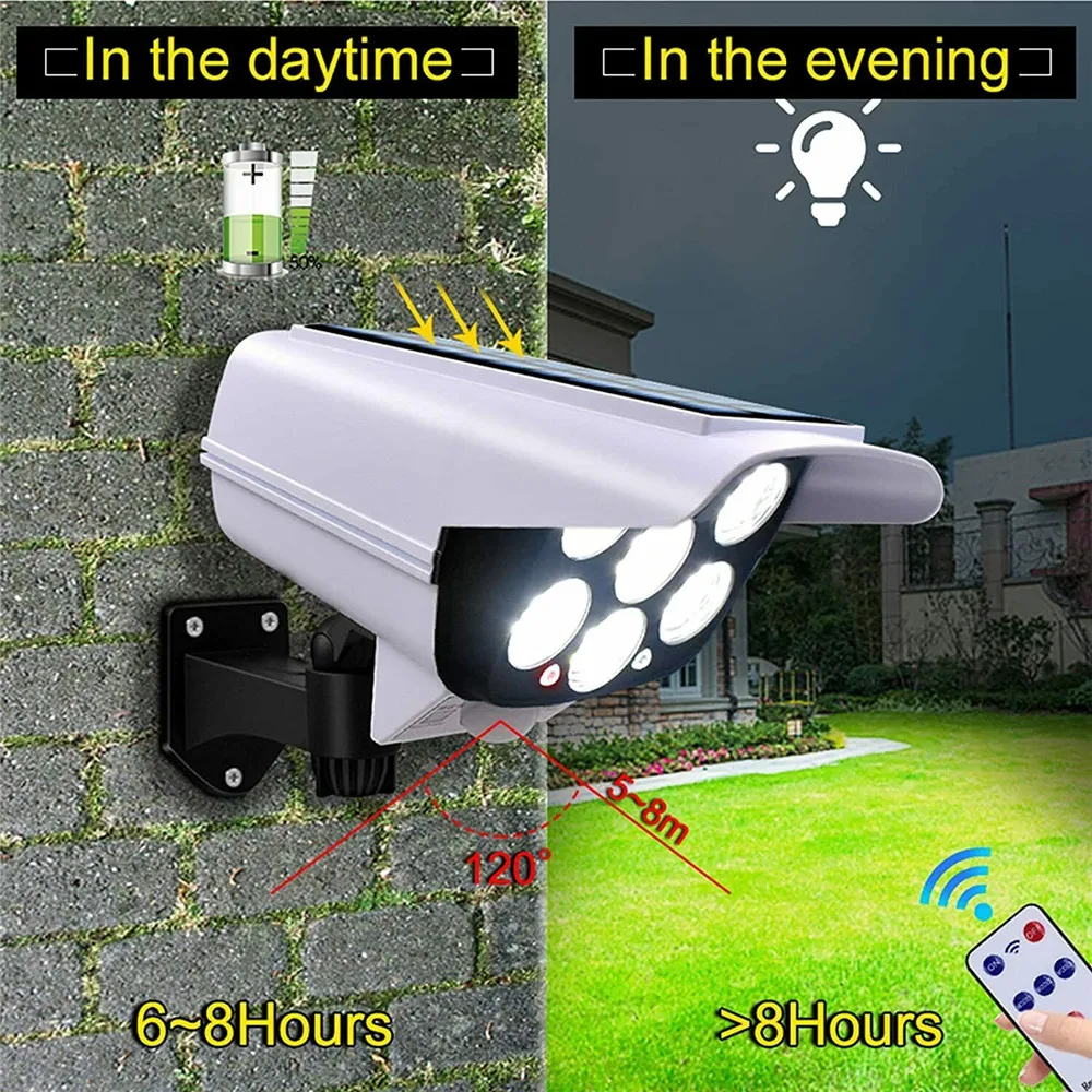 Outdoor Solar Light Motion Sen - Home Security With Camera ulasan dan harga