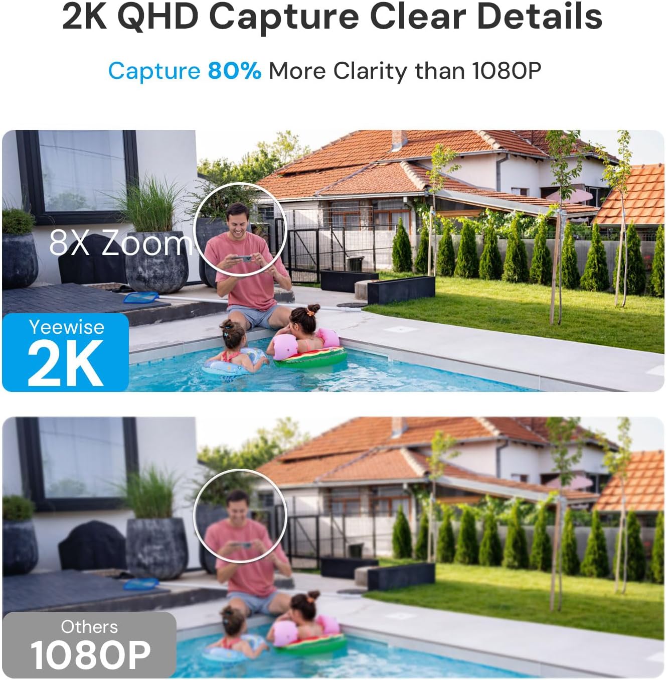 Wireless Outdoor Solar Securit - Home Security No Subscription ulasan dan harga