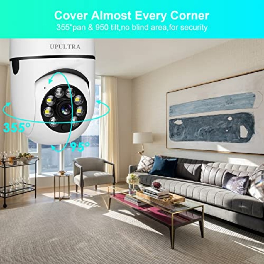 Light Bulb 1080P Security Wire - Home Security With Camera ulasan dan harga