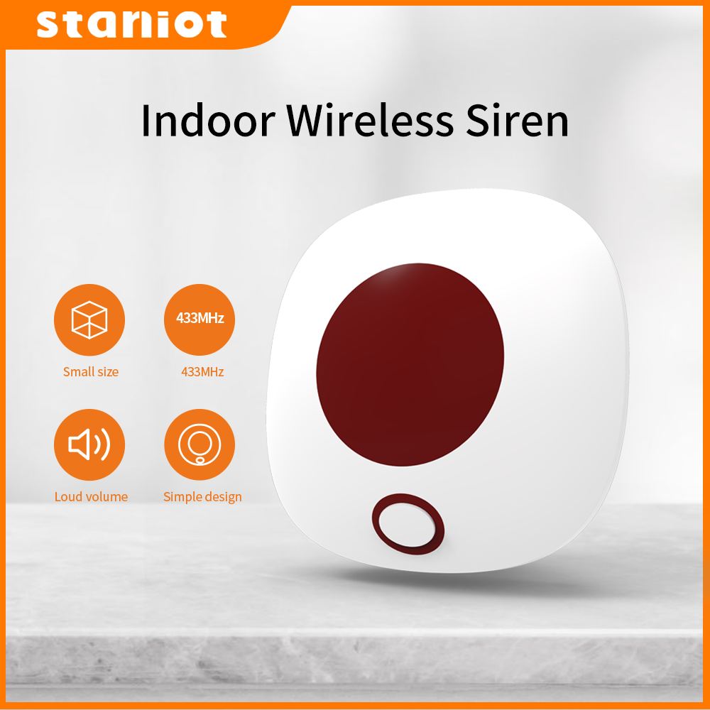 Staniot Indoor Wireless Siren  - Home Security Equipment ulasan dan harga