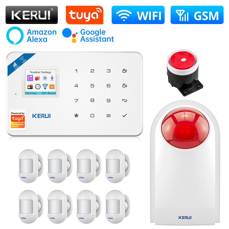 KERUI Tuya Smart W181 Home Sec - Home Security Units ulasan dan harga