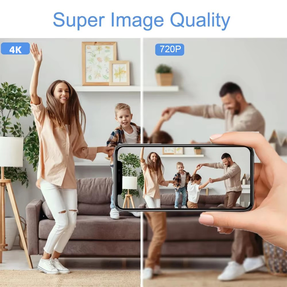HD 4K Mini WiFi Clock Camera,  - Hidden Camera Clock ulasan dan harga