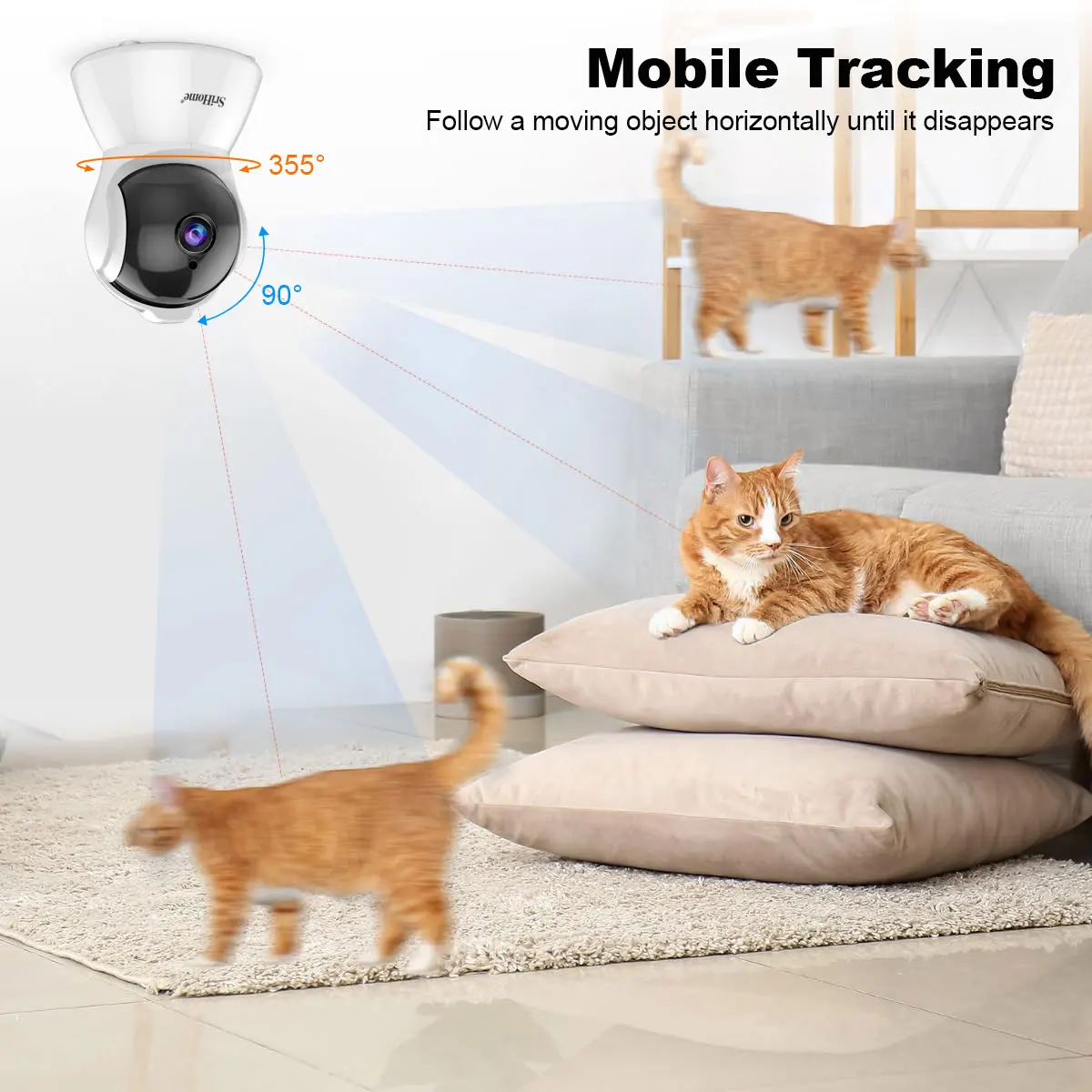 Srihome SH025 WiFi Camera Smar - Home Security No Subscription ulasan dan harga