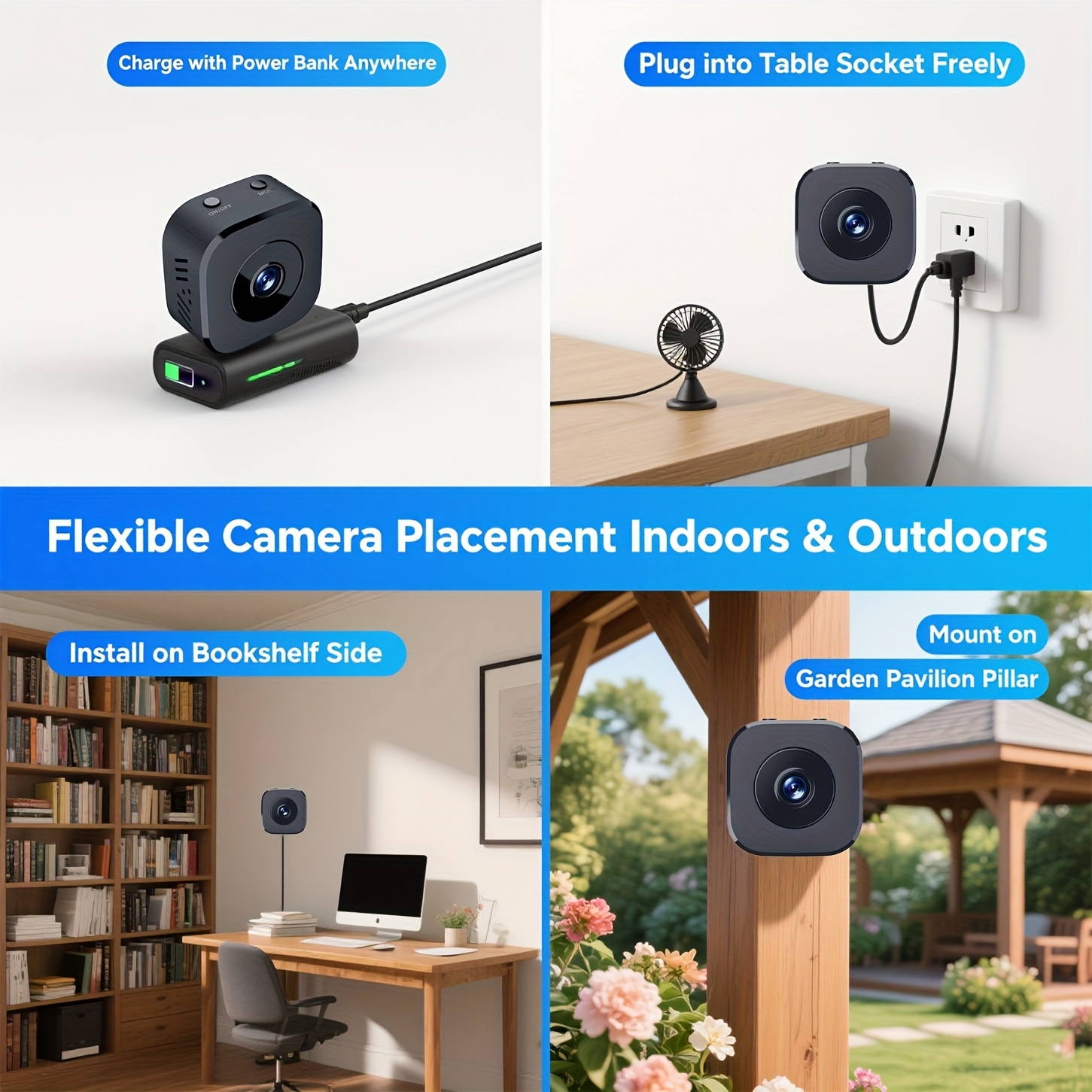 1080P HD Mini WiFi Camera Indo - Home Security With Camera ulasan dan harga