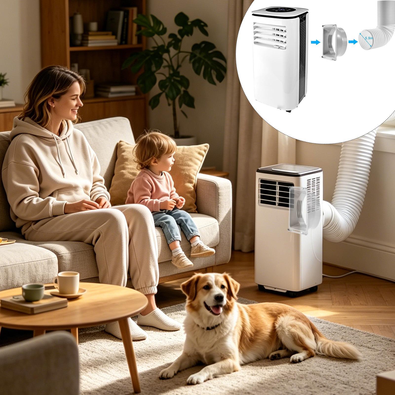 5.9 Inch Square Ac Exhaust Hos - Home Security Units ulasan dan harga