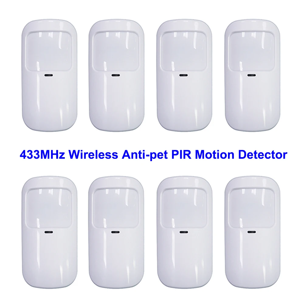 White Wireless 433MHz Infrared - Pet Immune Pir Sensor ulasan dan harga