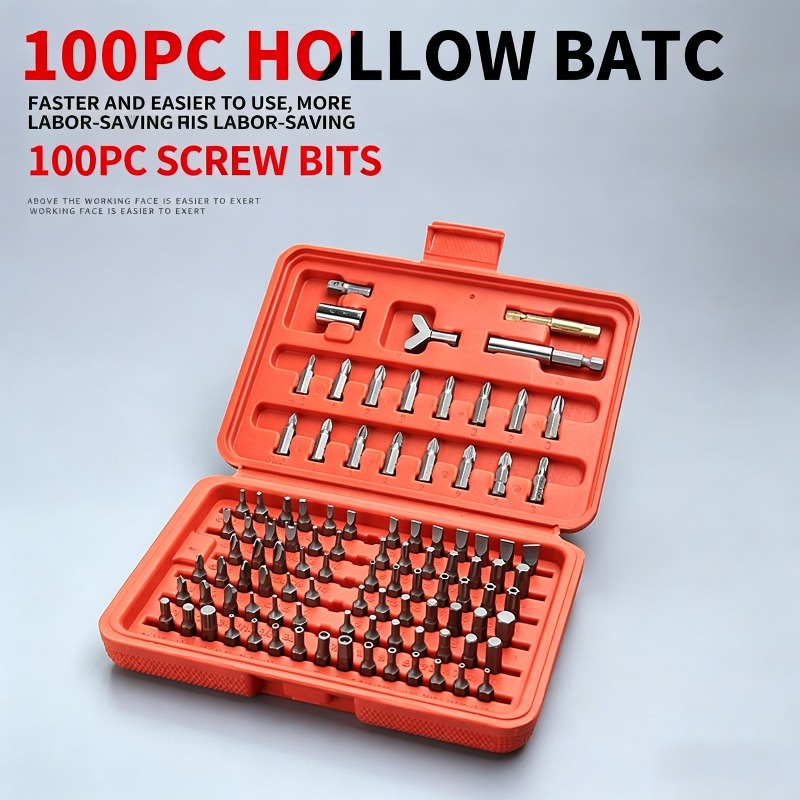 100PCS Screwdriver Bit Set, Ho - Home Security Bars ulasan dan harga