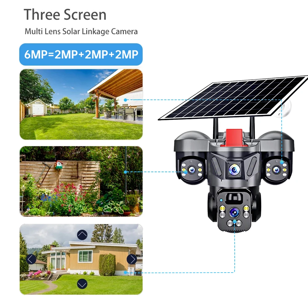 KERUI V380 Pro Outdoor PTZ 6MP - Home Security Front Door ulasan dan harga