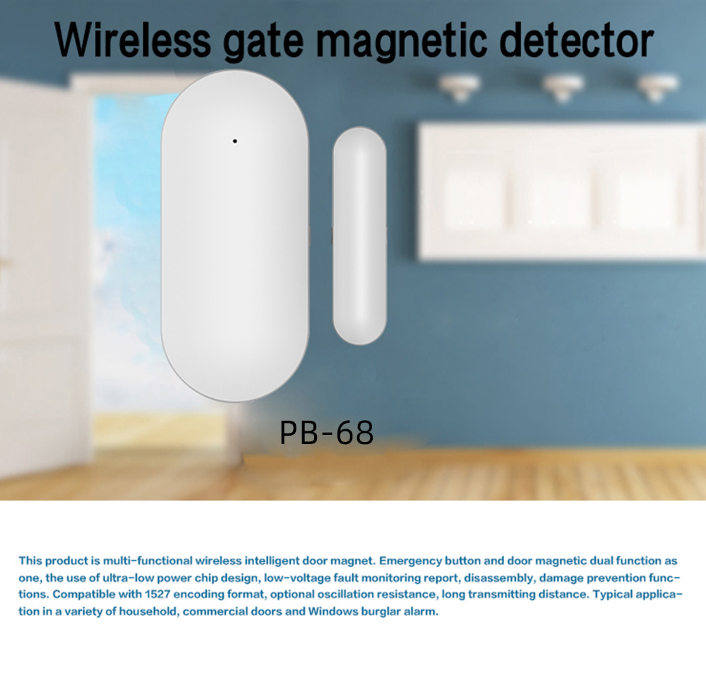 MULO 433MHz Door Sensor Window - Home Security Equipment ulasan dan harga