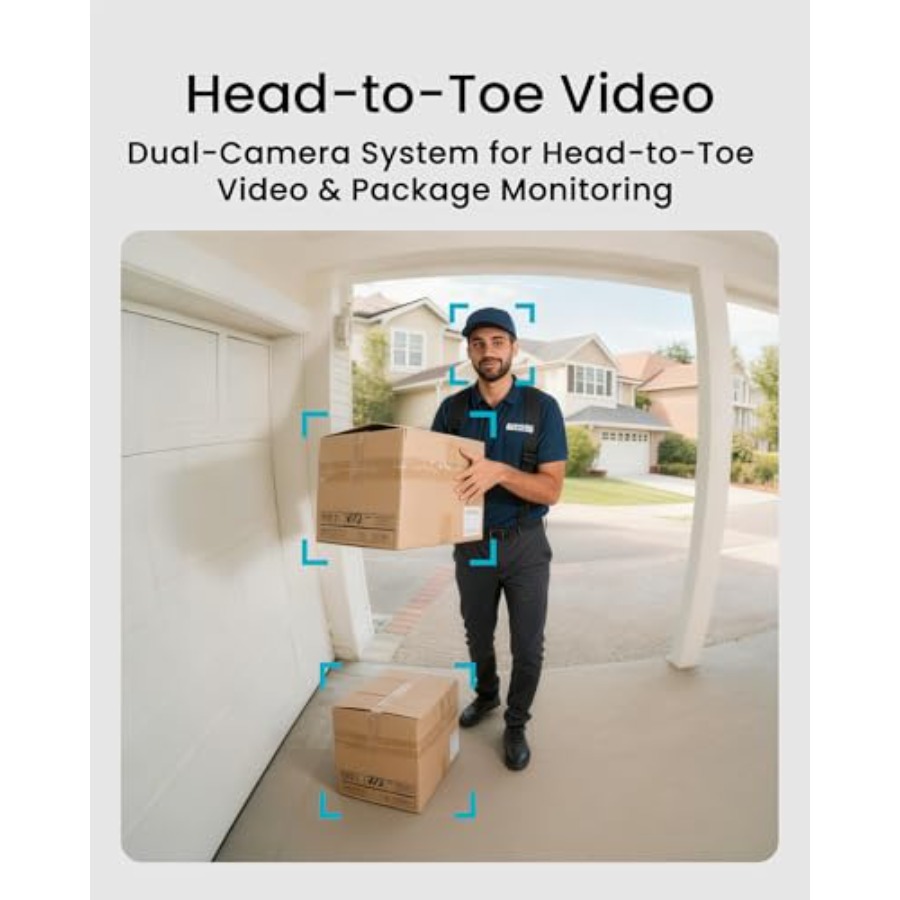 Wireless doorbell camera for h - Home Security No Subscription ulasan dan harga