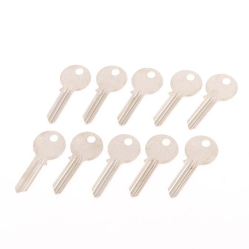 10Pcs F3 Double Slot Key Blank - Home Security Door ulasan dan harga