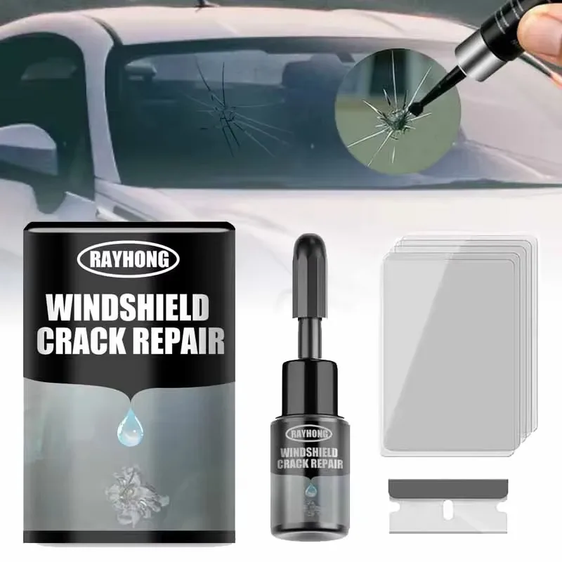 Windshield Crack Repair Fluid  - Glass Break Detector ulasan dan harga