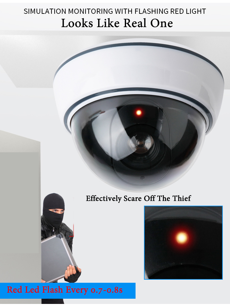 Creative Black/White Fake Dome - Home Security Group ulasan dan harga