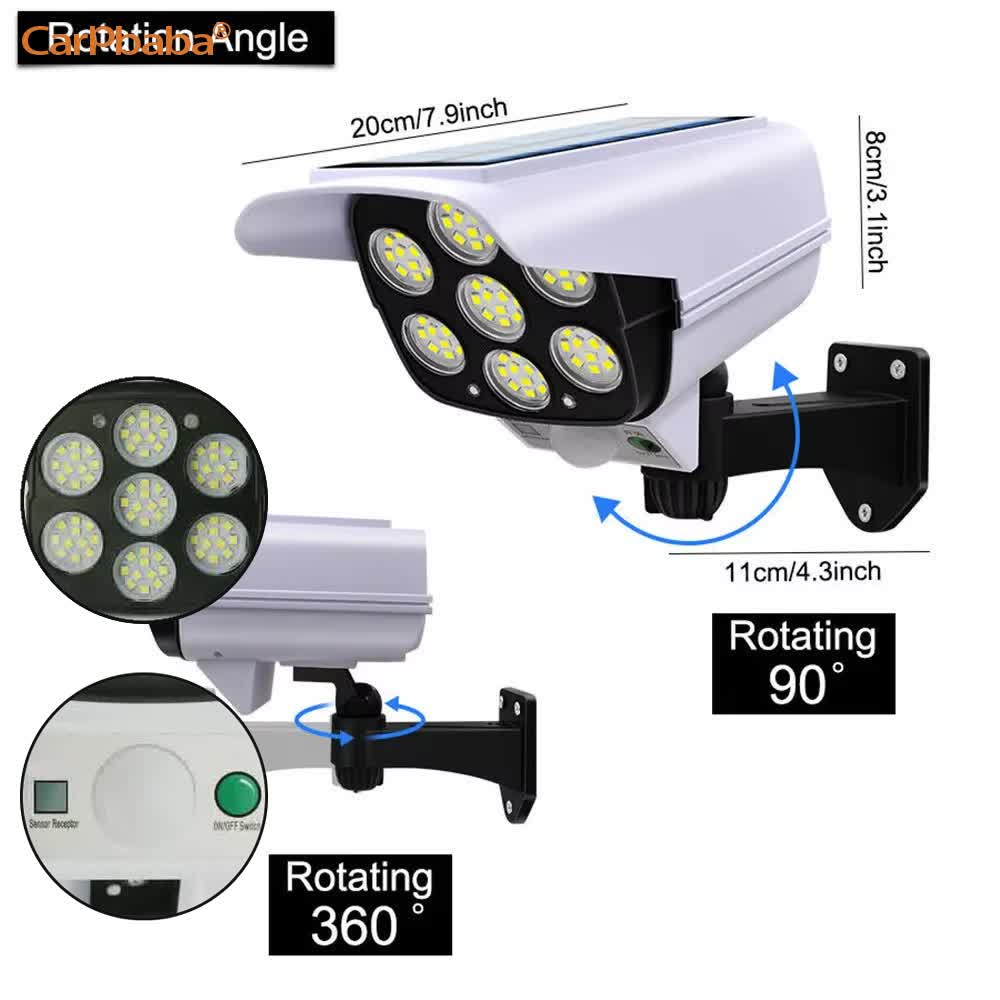Outdoor Solar Light Motion Sen - Home Security Flood Lights ulasan dan harga