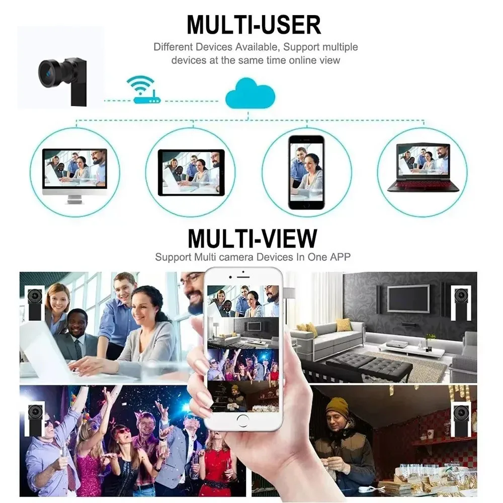 Upgraded Version, 4K HD Mini W - Hidden Camera Clock ulasan dan harga