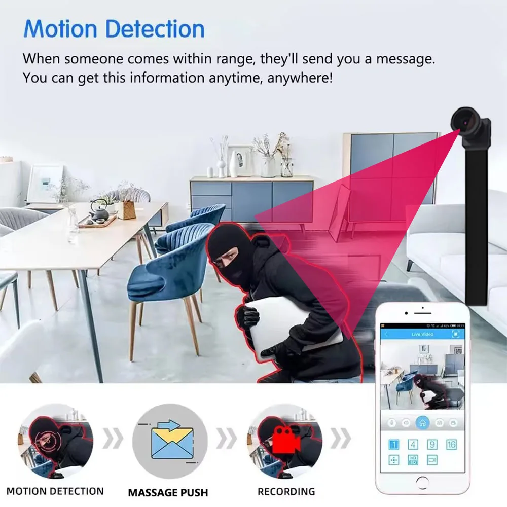 Upgraded Version, 4K HD Mini W - Hidden Camera Clock ulasan dan harga